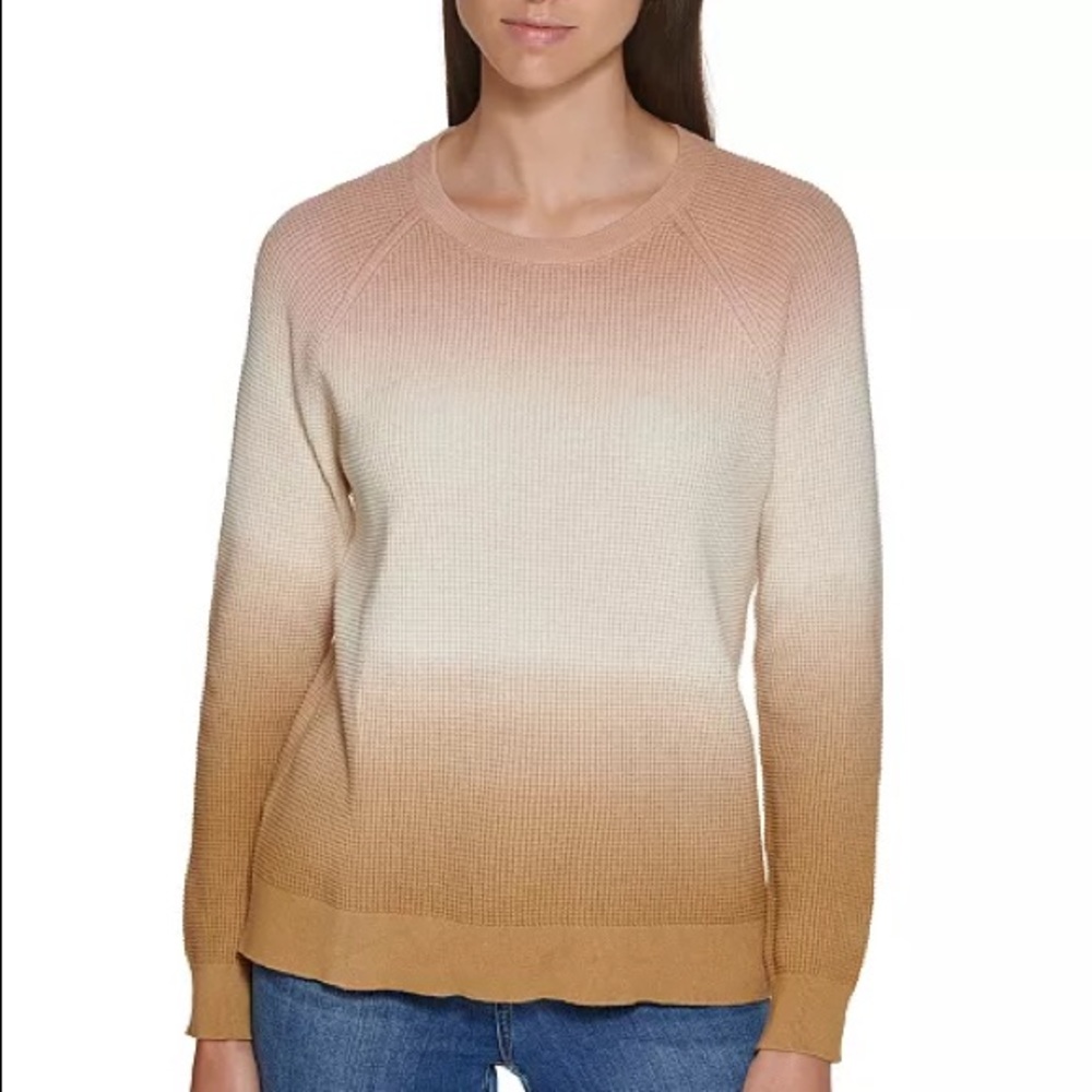 Calvin Klein Cotton Ombré Sweater